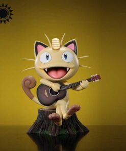 Pokemon Lightning Studio Meowth Resin Statue