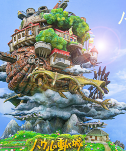 Miyazaki Hayao OPM studio Flying Moving Castle Resin Statue