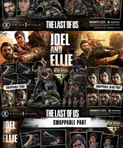 The Last of Us Prime 1 Statue Ultimate Premium Masterline Joel x Ellie Licensed Resin Statue