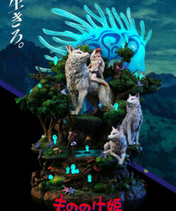Princess Mononoke White Deer Studio Mononoke Hime Resin Statue
