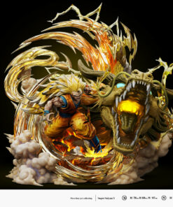 Dragon Ball Last Sleep Studio SS3 Dragon Fist Goku Resin Statue