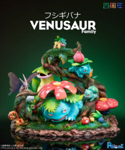 Pokemon Pc House Studio Venusaur Family Resin Statue