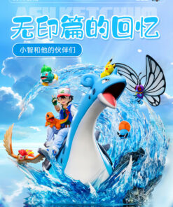 Pokemon AM Studio Lapras Group Resin Statue