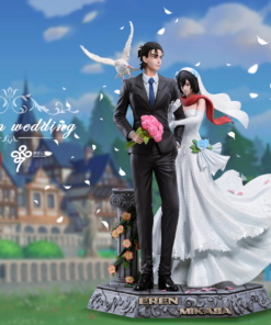 Attack on Titan LC Studio Mikasa x Eren Wedding Resin Statue