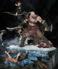 God of War Ragnarok Sword x Wing Studio Kratos x Atreus Resin Statue